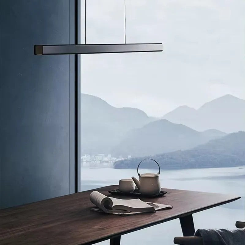 Lampa Sufitowa Wisząca Led APP1448-CP Czarna 100cm 9