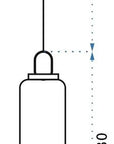 Lampa Sufitowa Wisząca Szklana Tuba APP628-1CP 9