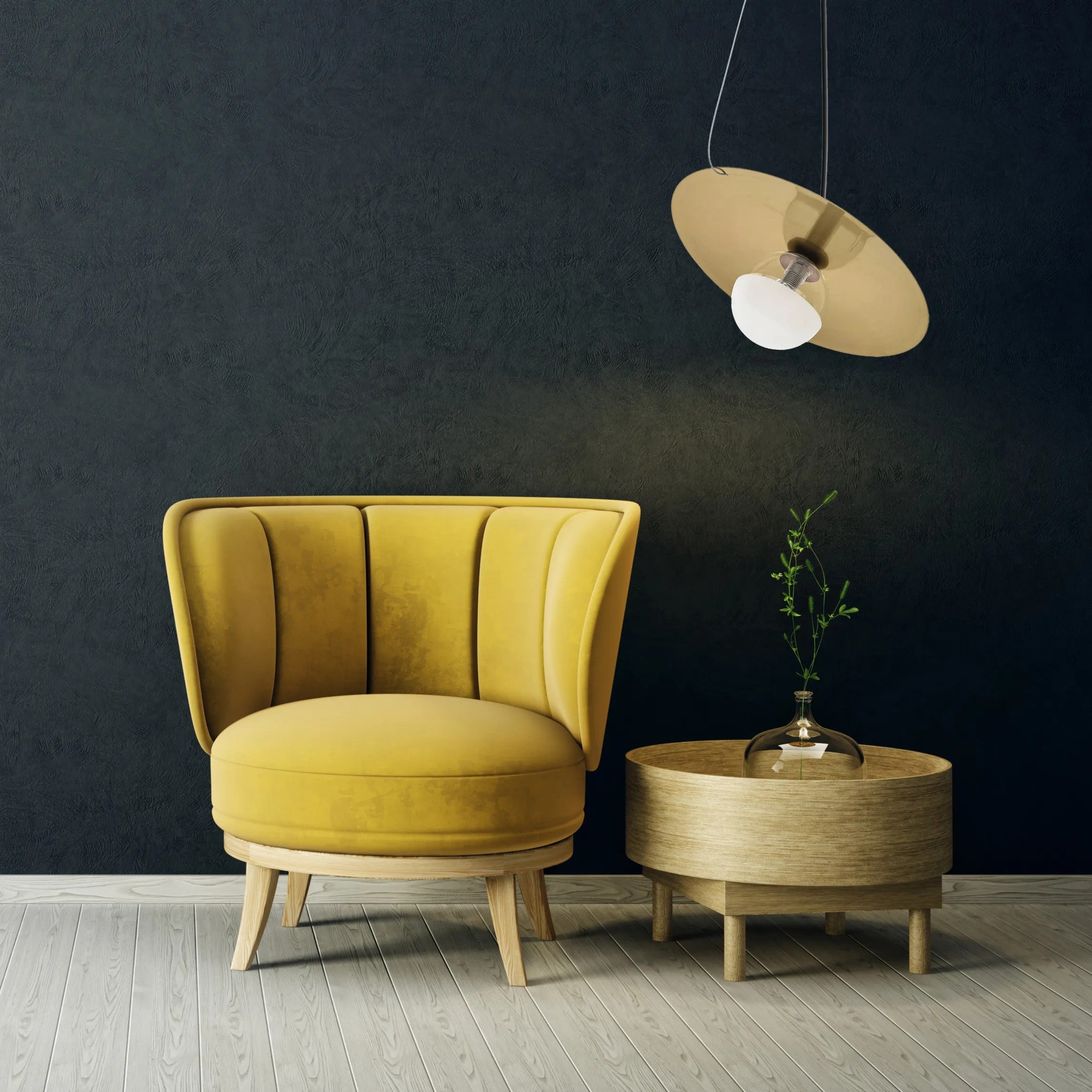 LAMPA SUFITOWA WISZĄCA APP1417-CP Czarna/złota 9