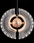 LAMPA SUFITOWA WISZĄCA LED LHJ108-2CP ZŁOTA 9
