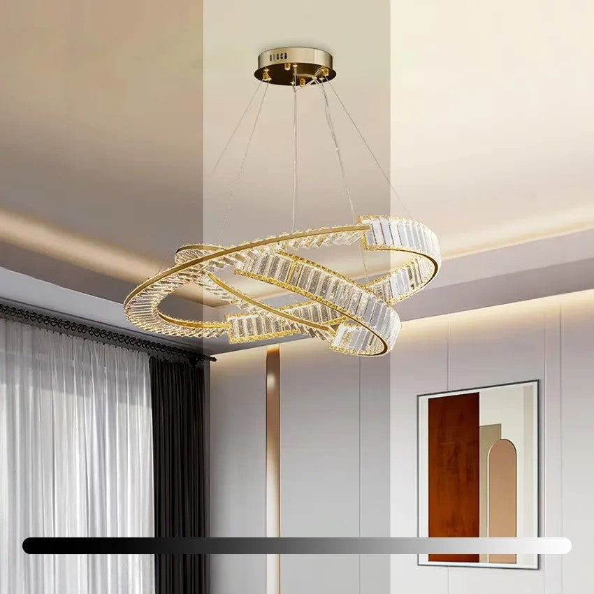 LAMPA WISZĄCA LED APP1524-CP60/80 GOLD 9