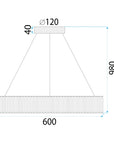 LAMPA KRYSZTAŁOWA WISZĄCA APP1079-CP 9