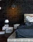 LAMPA ŚCIENNA KINKIET APP1332-1W BLACK GOLD 9