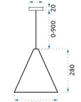 Lampa Sufitowa Wisząca W Stylu Loft LH2065 9