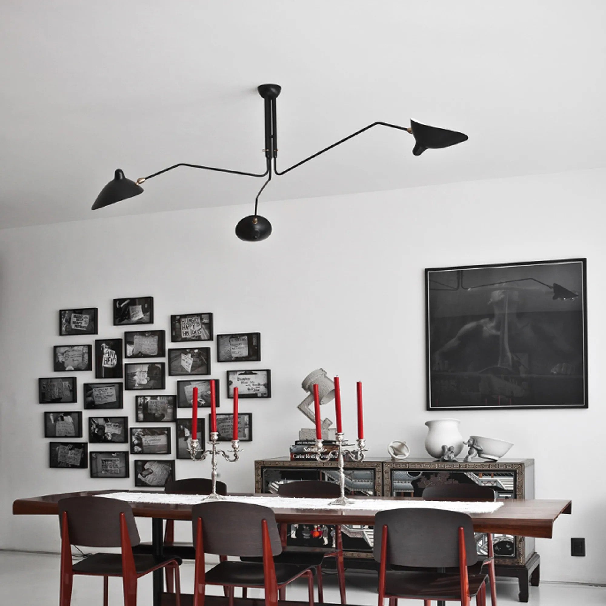 Lampa Sufitowa 3 Ramienna APP569-3C Czarna 9