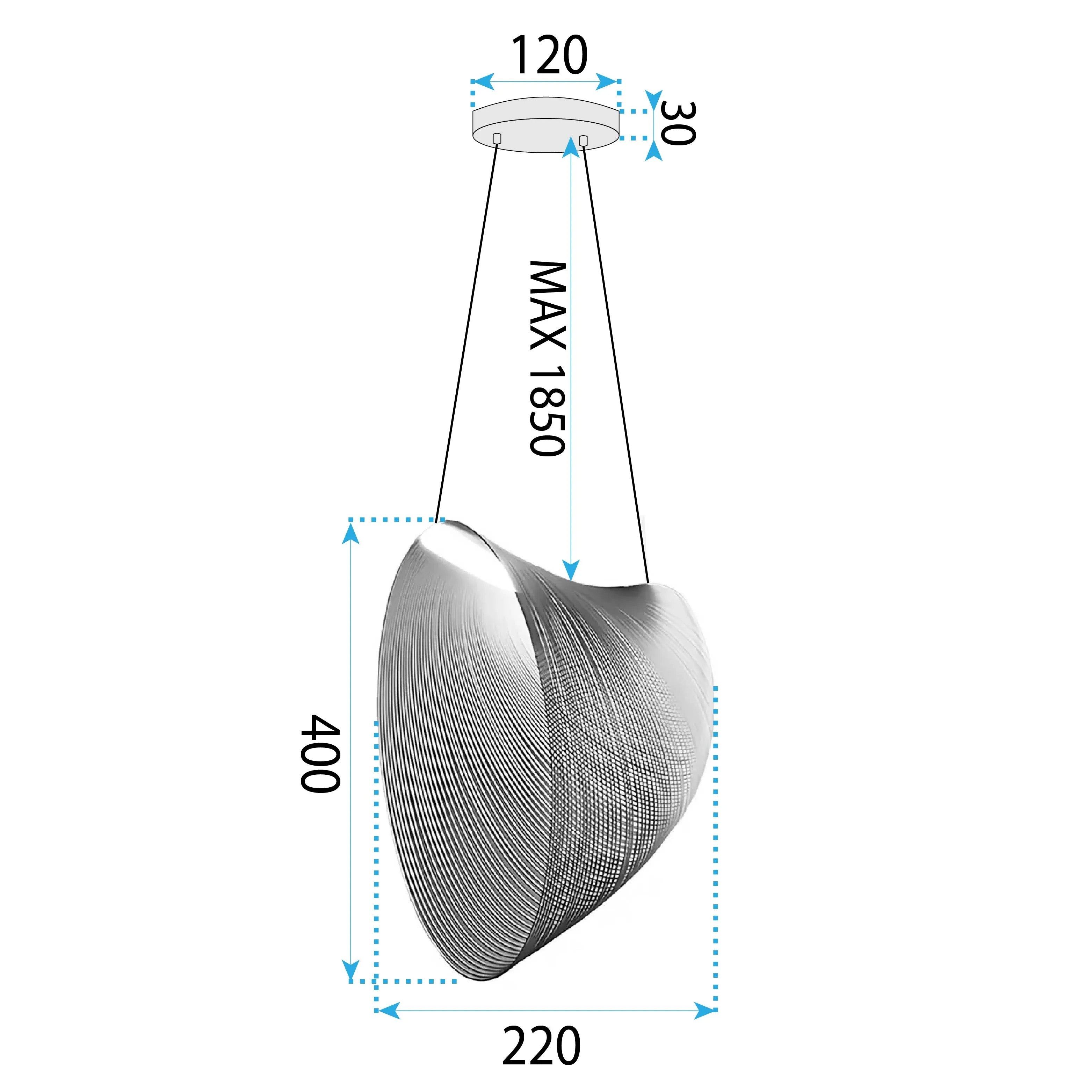 LAMPA LED WISZĄCA LHJ054-1CP DREWNO 9