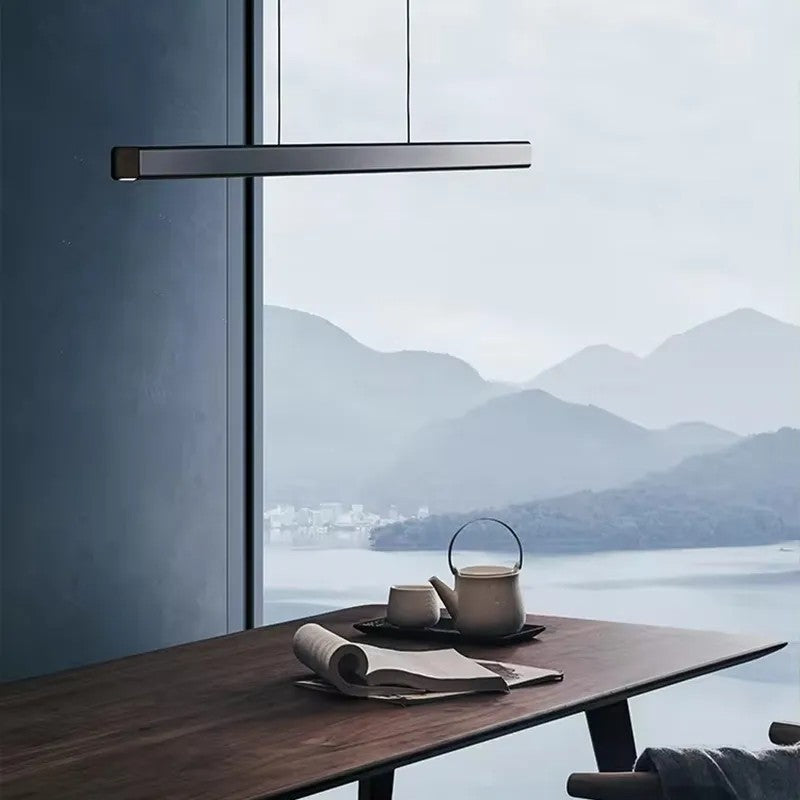 Lampa Sufitowa Wisząca Led APP1447-CP Czarna 80cm 9