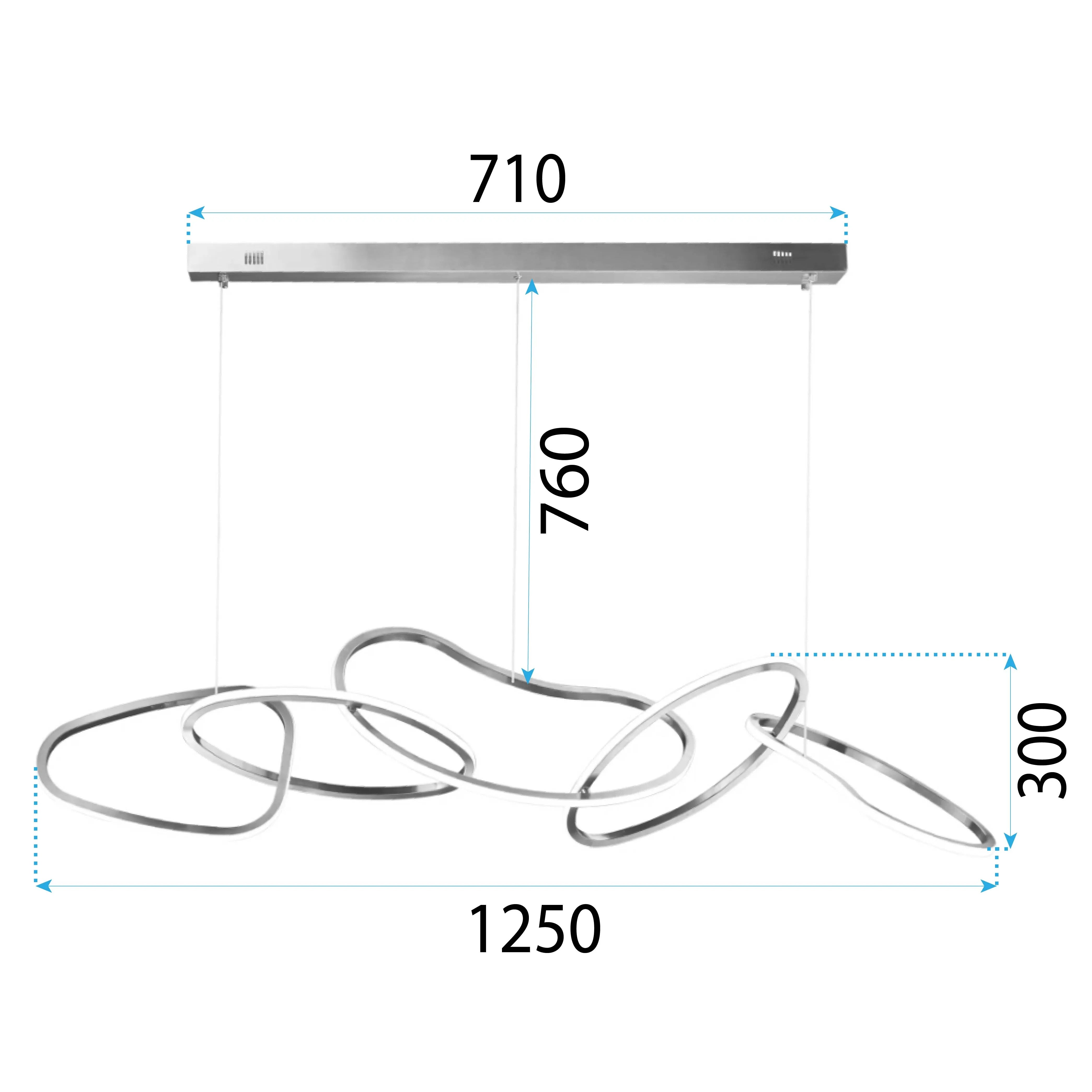Lampa Wisząca LED APP1054-CP 9