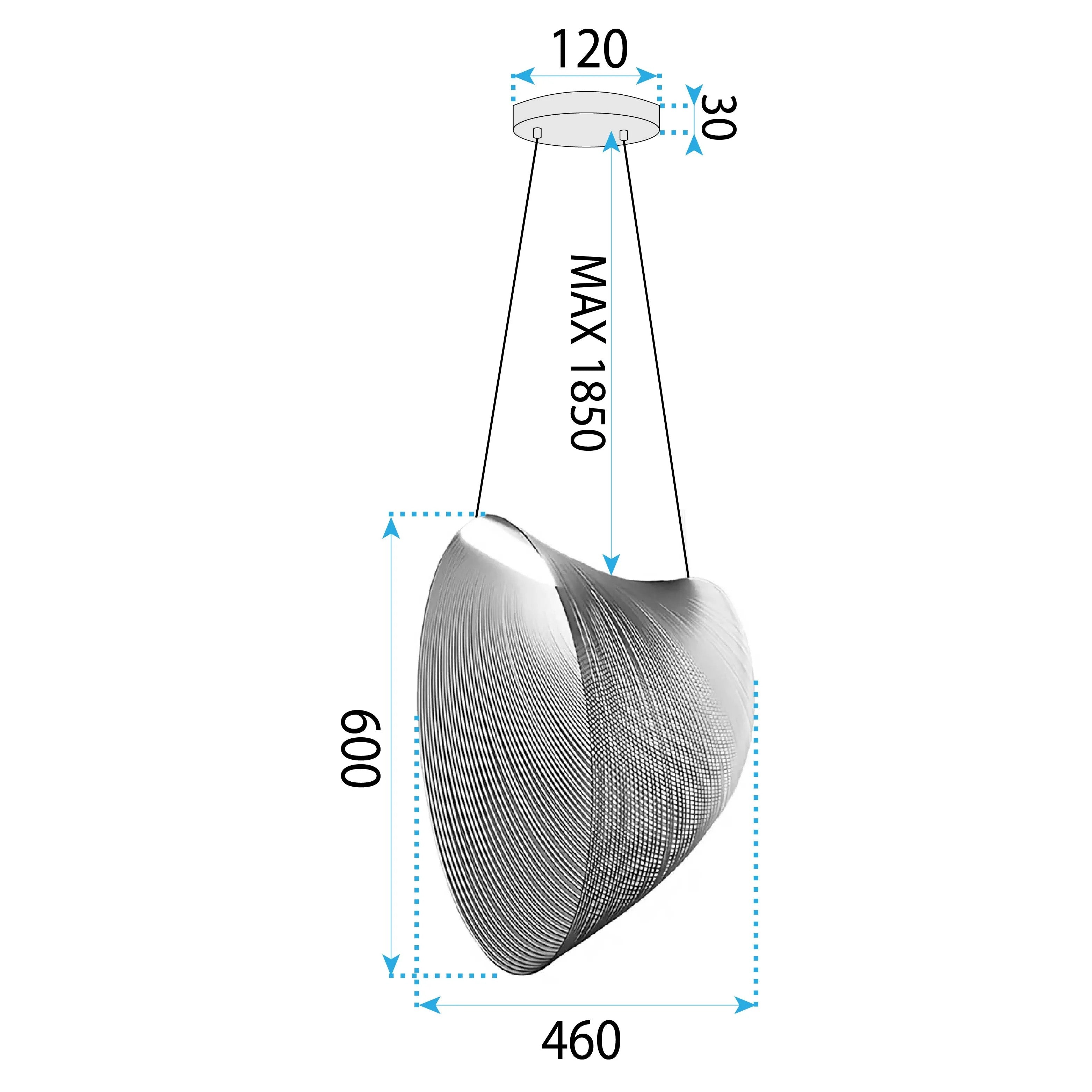 LAMPA LED WISZĄCA LHJ055-1CP DREWNO 9