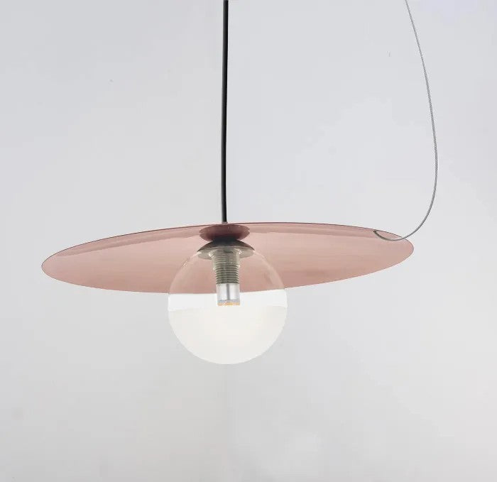 LAMPA SUFITOWA WISZĄCA APP1418-CP Czarna/różowe Złoto 9