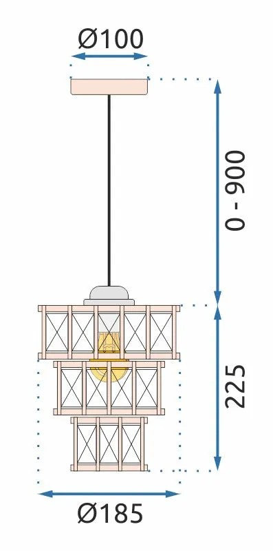 Lampa Kryształowa APP1104-1CP 9