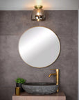 Lampa Sufitowa Lustrzana APP1302-1C Złota 9