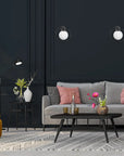 LAMPA ŚCIENNA KINKIET APP1152-1W Czarna 9