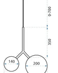 Lampa Wisząca APP1013-2CP 9
