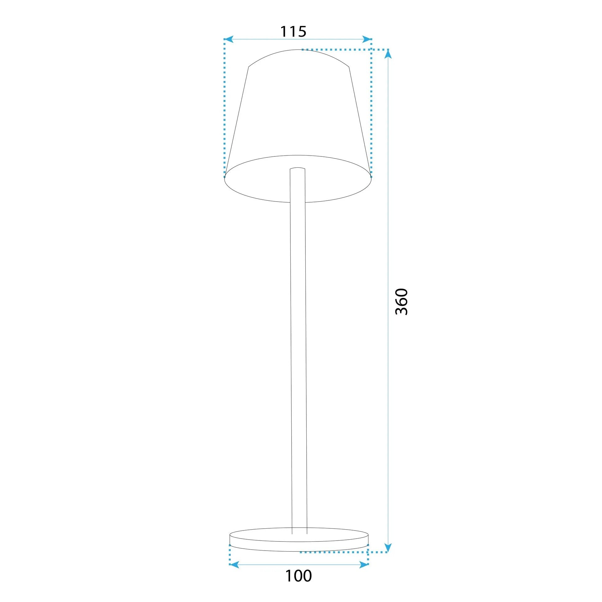 Lampka Nocna APP1369-T GREY 9