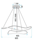 Lampa Wisząca LHJ017-CP2 GOLD 9
