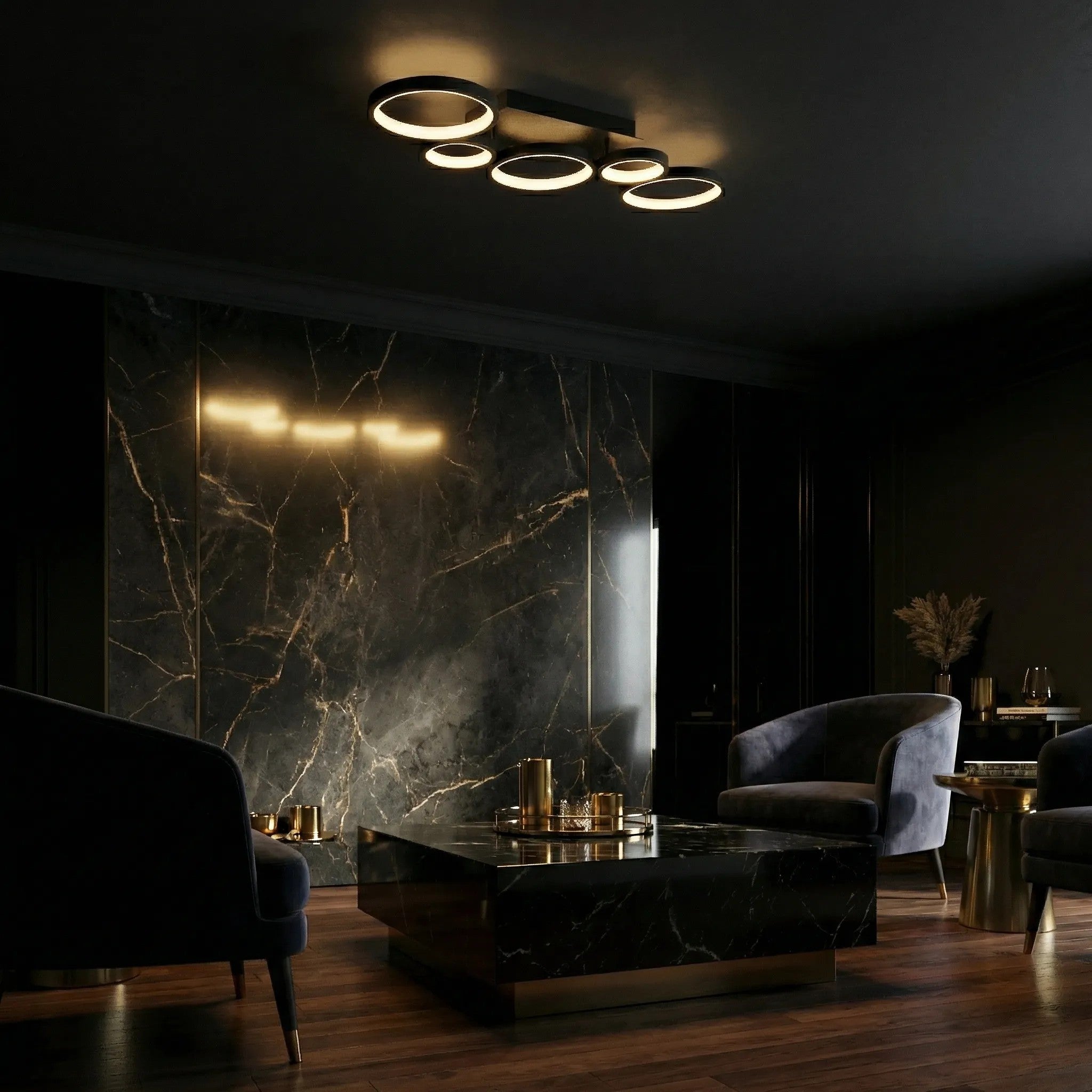 Lampa Sufitowa LED APP1913-C Czarna 9