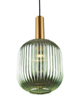 Lampa Sufitowa Wisząca Szklana APP462-1CP Zielona 9