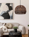 Lampa Wisząca Boho APP1292-1CP Brązowa 9