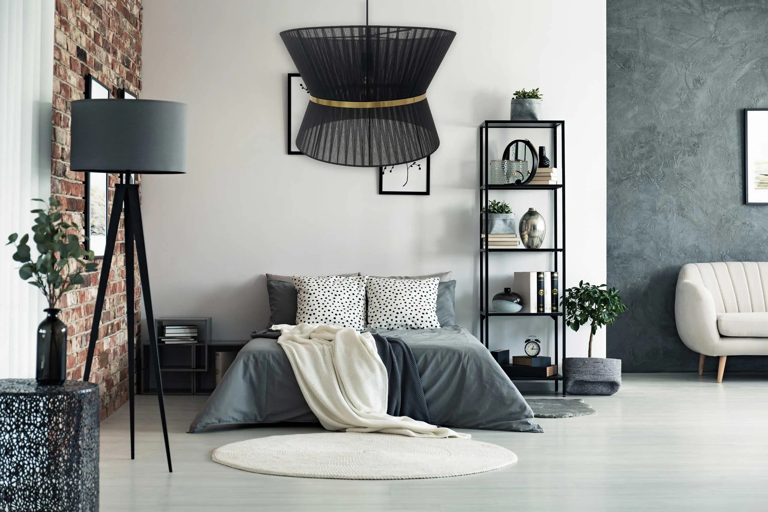 LAMPA SUFITOWA WISZĄCA APP1503-1CP BLACK 9