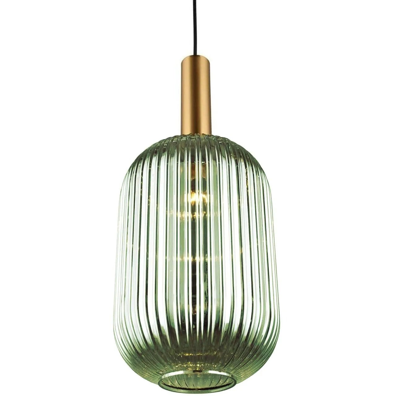 Lampa Sufitowa Wisząca Szklana APP459-1CP Zielona 9