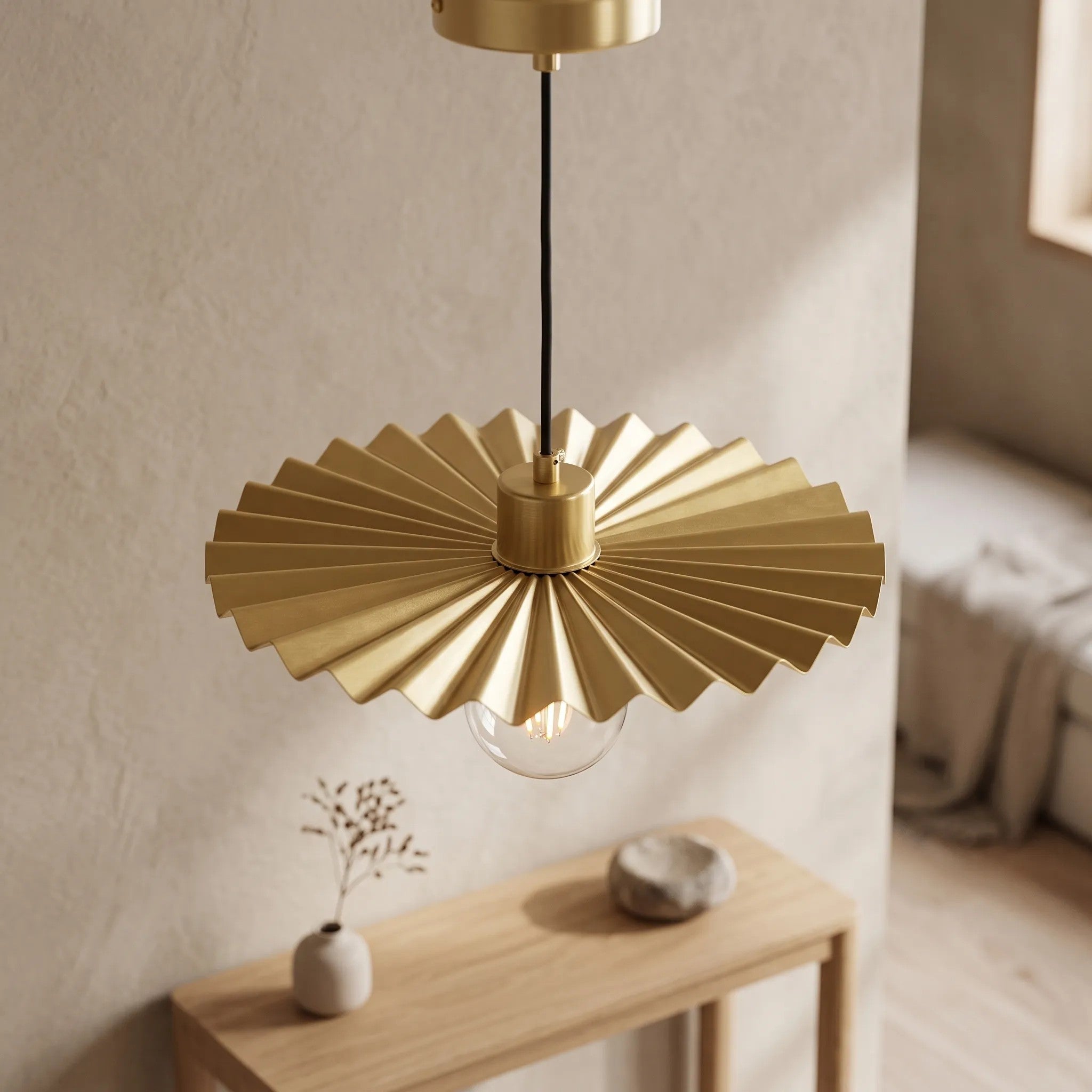 LAMPA SUFITOWA WISZĄCA APP1354 Stare Złoto 30 Cm 9
