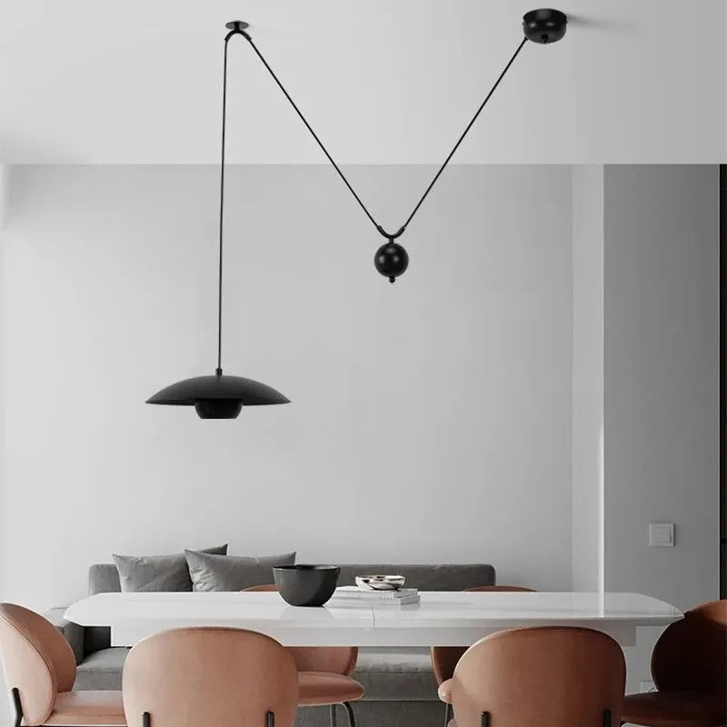 LAMPA SUFITOWA WISZĄCA APP1450-1CP Czarna 9