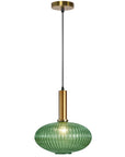 Lampa Sufitowa Wisząca Szklana APP465-1CP Zielona 9