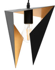 LAMPA SUFITOWA TRÓJKĄTNA GEOMETRYCZNA APP253-1CP CZARNA 9