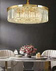 Lampa Kryształowa Wisząca APP1531-8CP4 Złota 9
