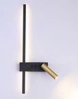 LAMPA ŚCIENNA KINKIET APP1439-W PRAWY BLACK GOLD 9