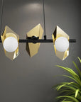 LAMPA SUFITOWA WISZĄCA APP1412-CP CZARNO/ZŁOTA 9