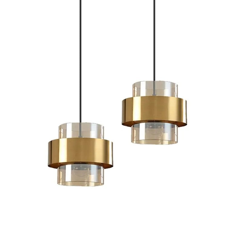 Lampa Wisząca APP1236-1CP Złota 9