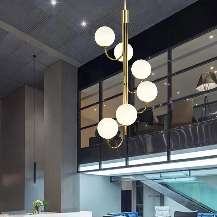 LAMPA SUFITOWA WISZĄCA Gold APP1585-6CP 9