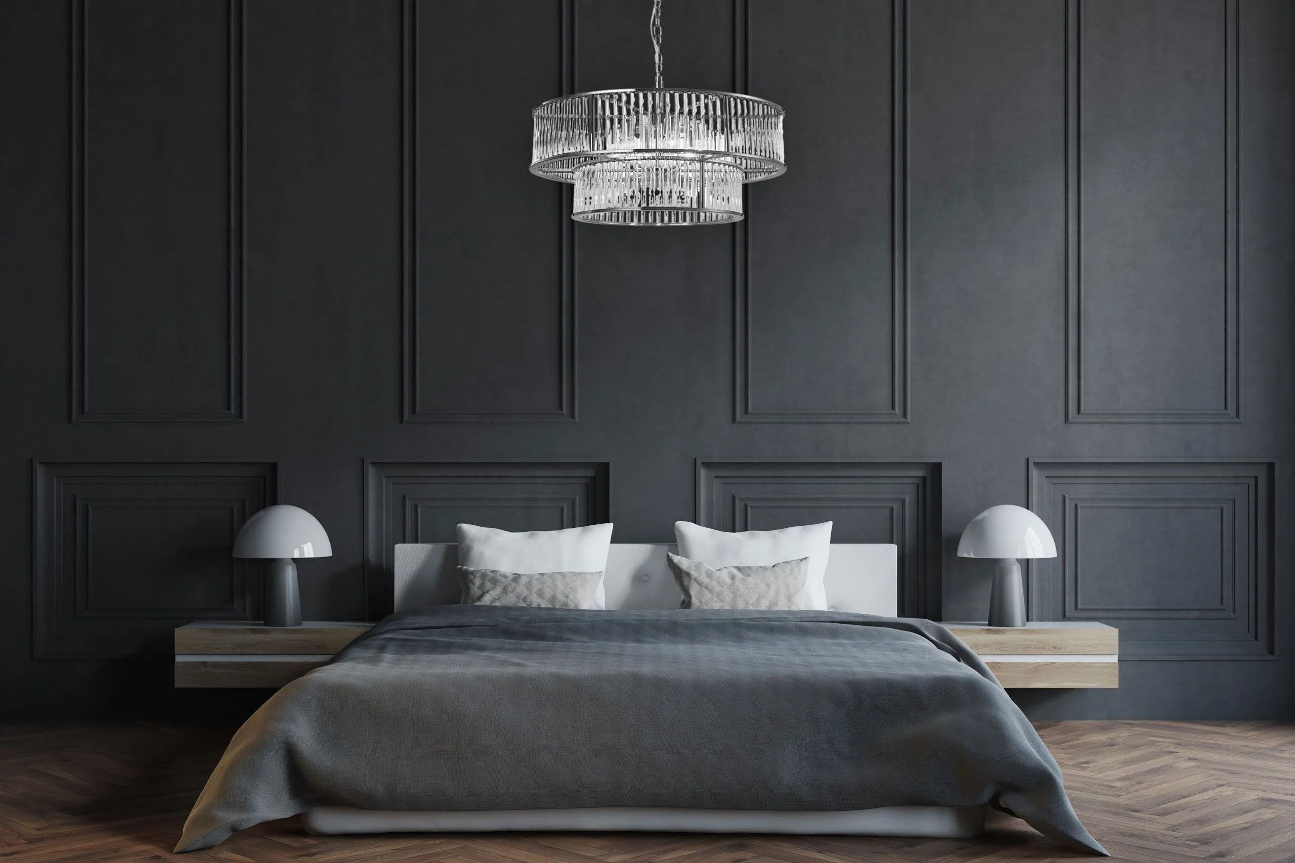Lampa Kryształowa Wisząca APP1563-8CP Chrom 9
