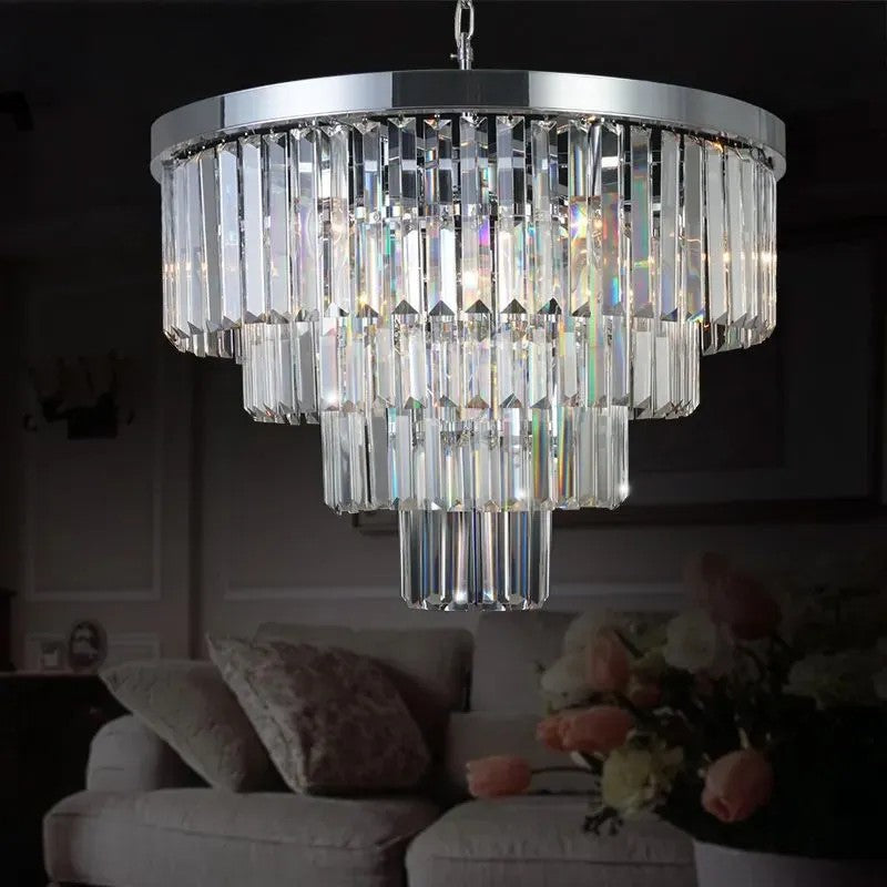 Lampa Kryształowa Wisząca APP1534-8CPR Chrom 9