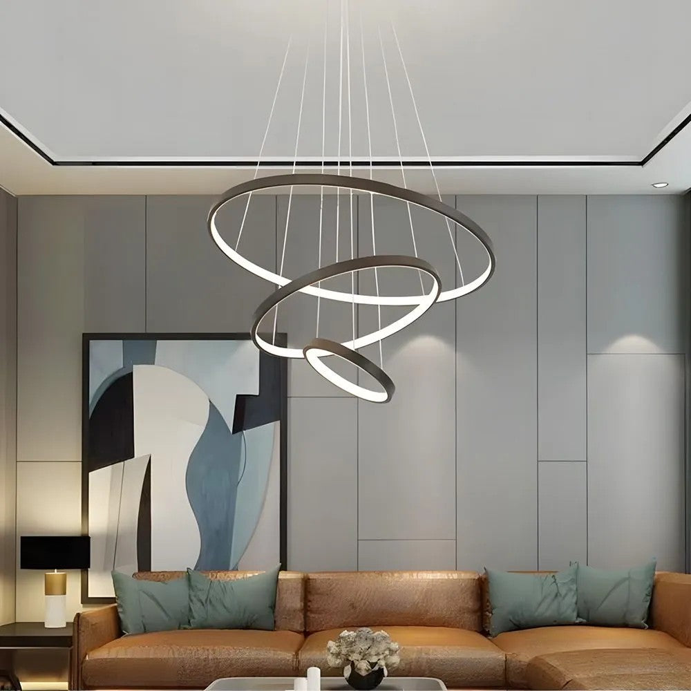 LAMPA SUFITOWA WISZĄCA LED LHJ013-CP3 Czarna 9