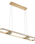 LAMPA SUFITOWA WISZĄCA LED G159-CP ZŁOTA 9