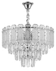 Lampa Wisząca Z Kryształami SWE087-CP 40cm Chrom 9