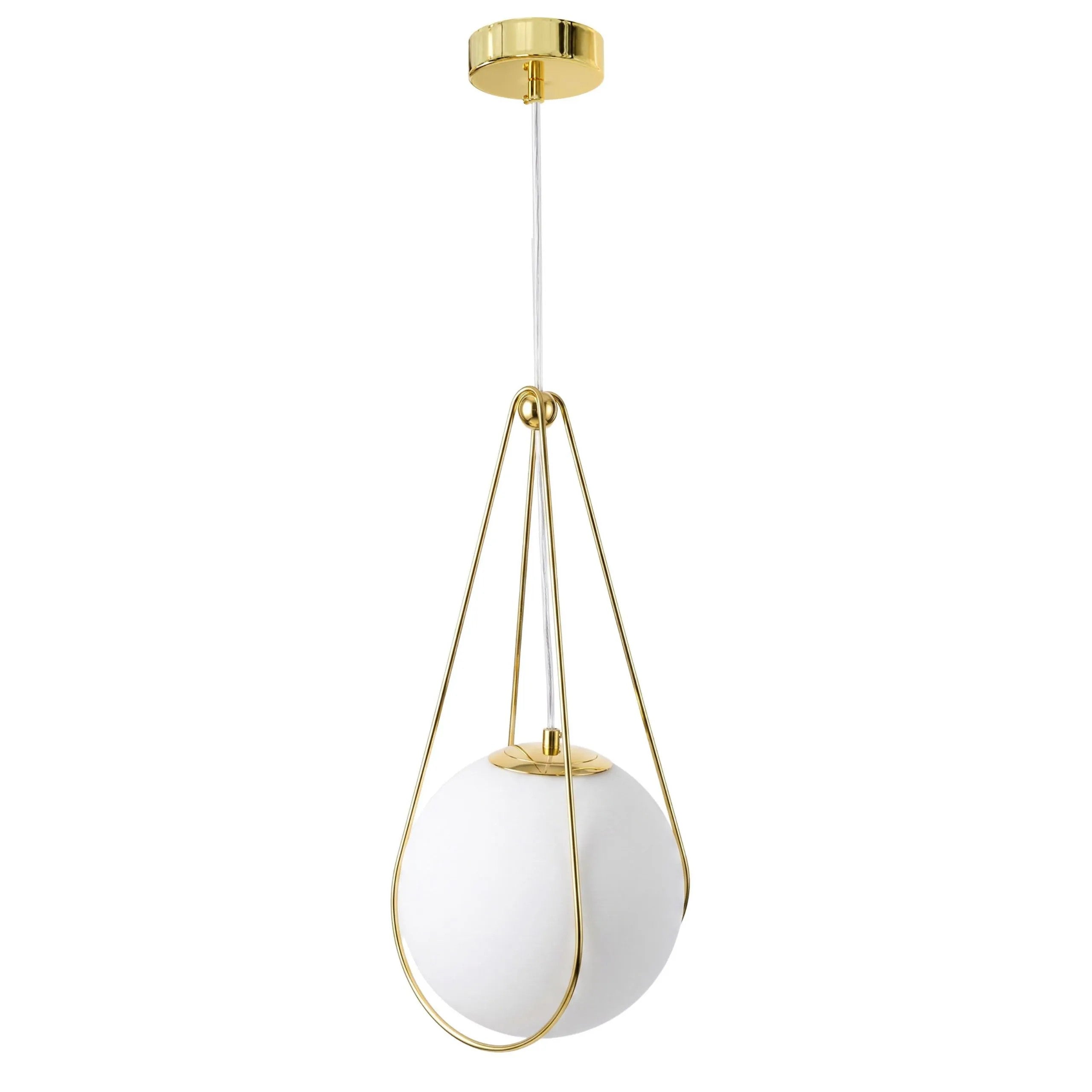 LAMPA SUFITOWA WISZĄCA APP1793-1CP 20cm Złota 9