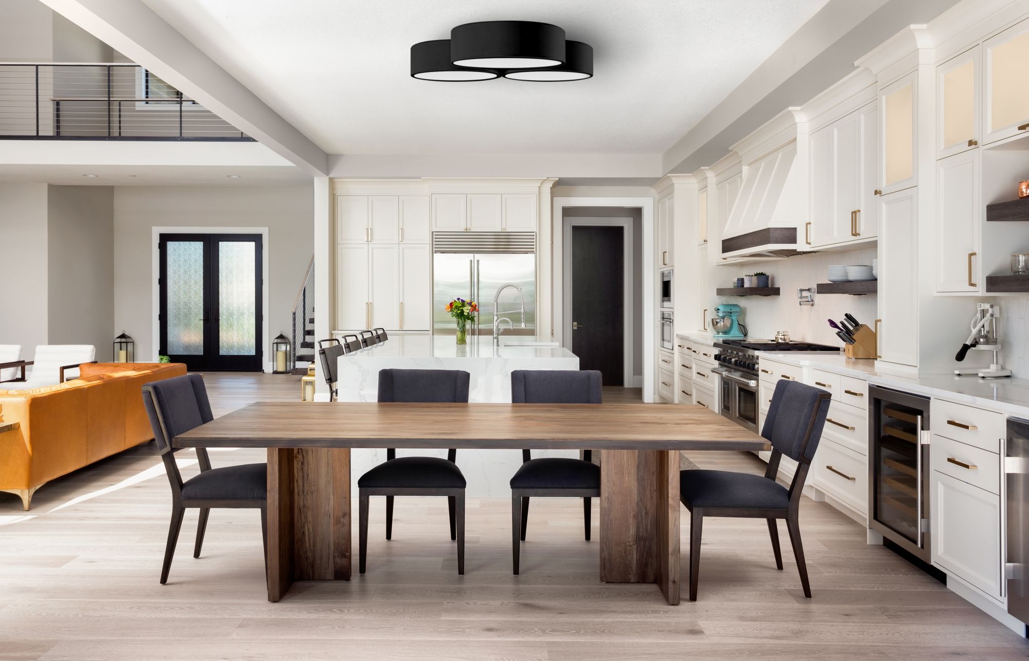 Lampa Plafon APP879-C Triple 3x40cm Biała