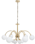 Lampa Sufitowa Glamour APP962-12CP Złota