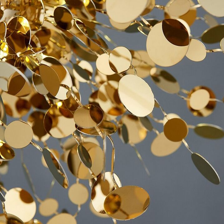 Lampa Wisząca Ekstrawagancka APP546-3CP  Złota