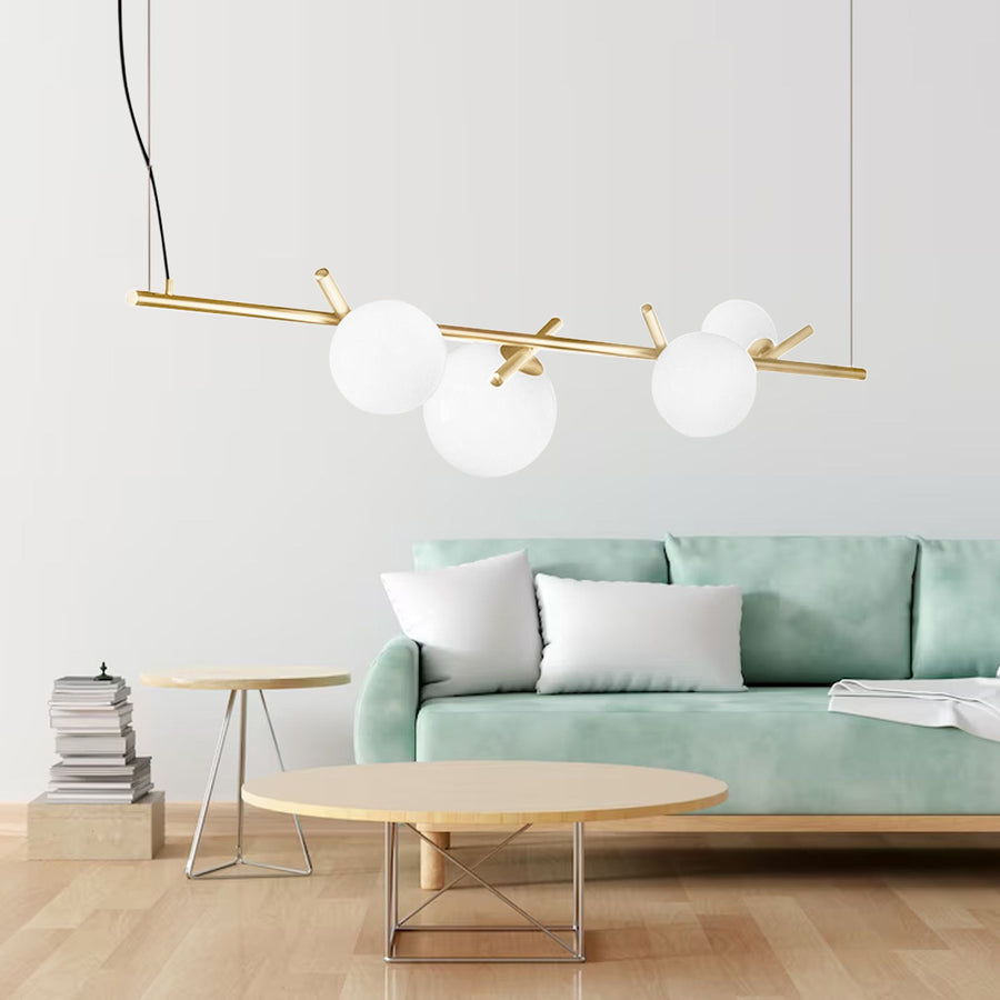 Lampa Sufitowa Wisząca Gold APP1665-4CP 3