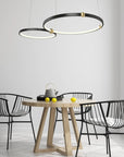 Lampa Ring led + pilot APP763-30-50 Czarna