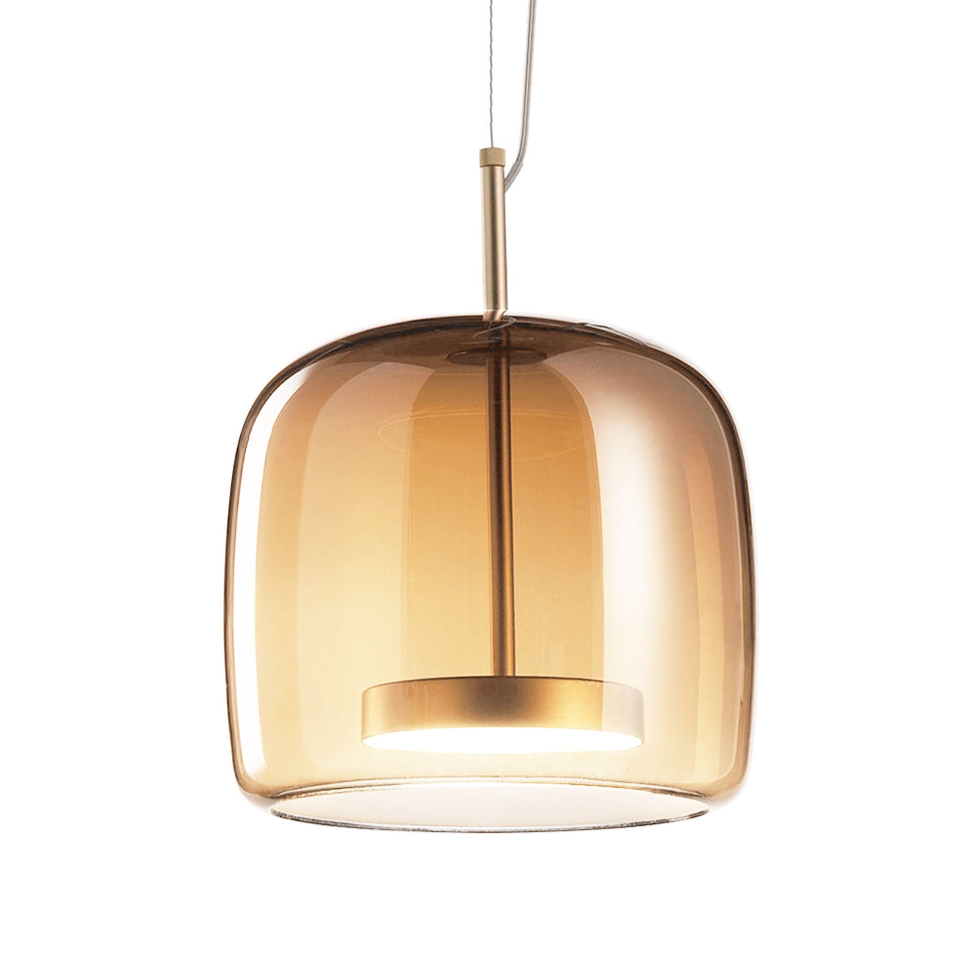 Lampa Sufitowa Wisząca Szklana Amber APP613-1CP 2
