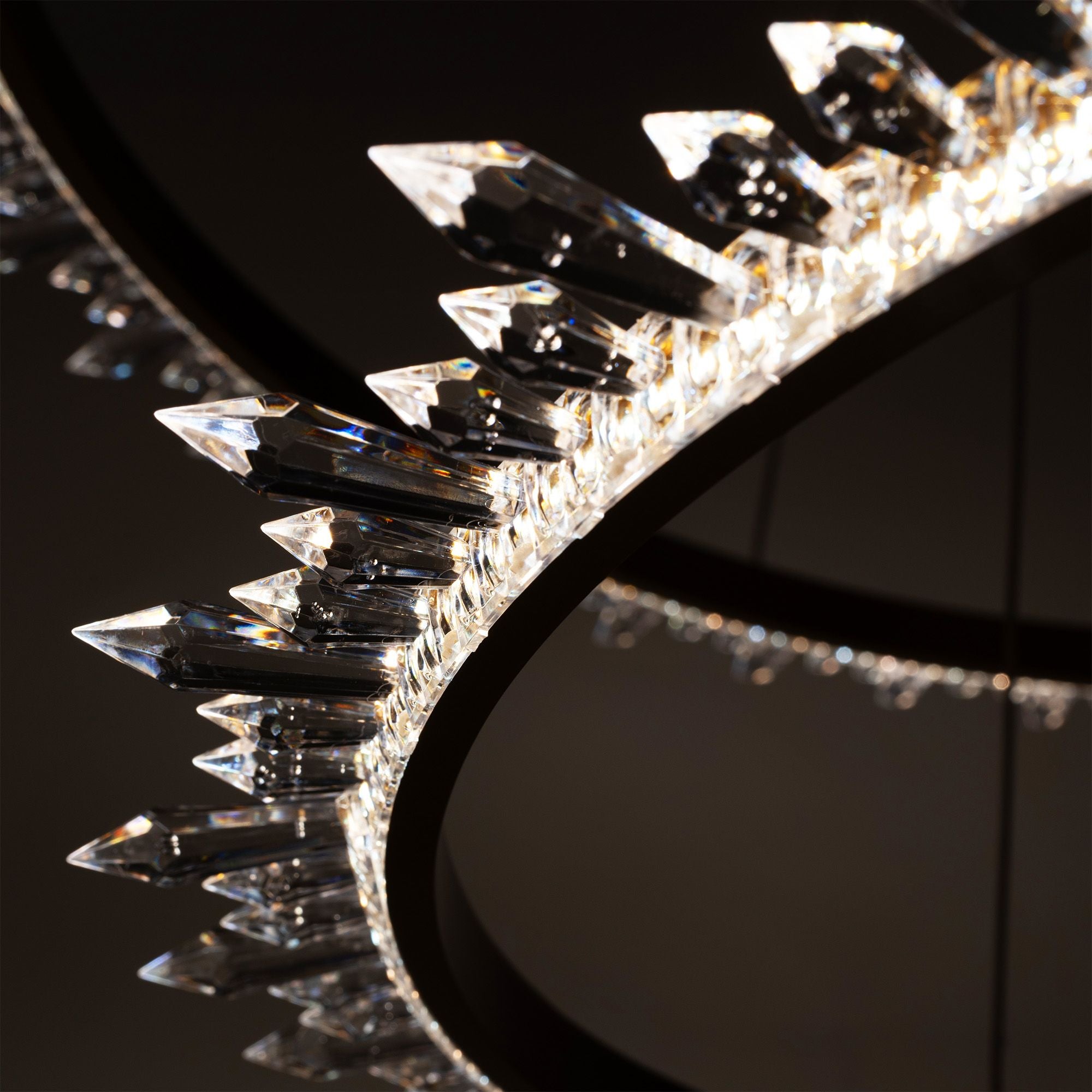 Kryształowa Lampa Sufitowa Led APP1609-3C Złota 2