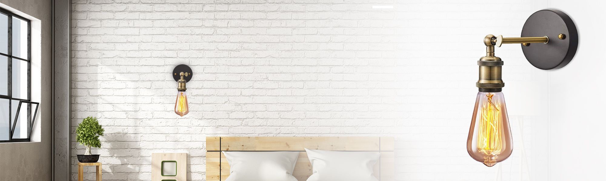 Lampa Ścienna Kinkiet Loft APP618-1W