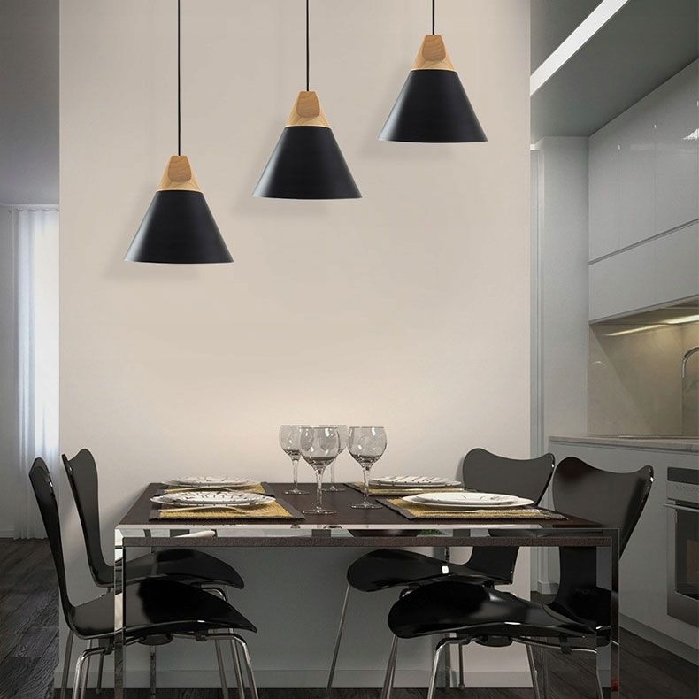 Lampa sufitowa wisząca Scandi A Czarna