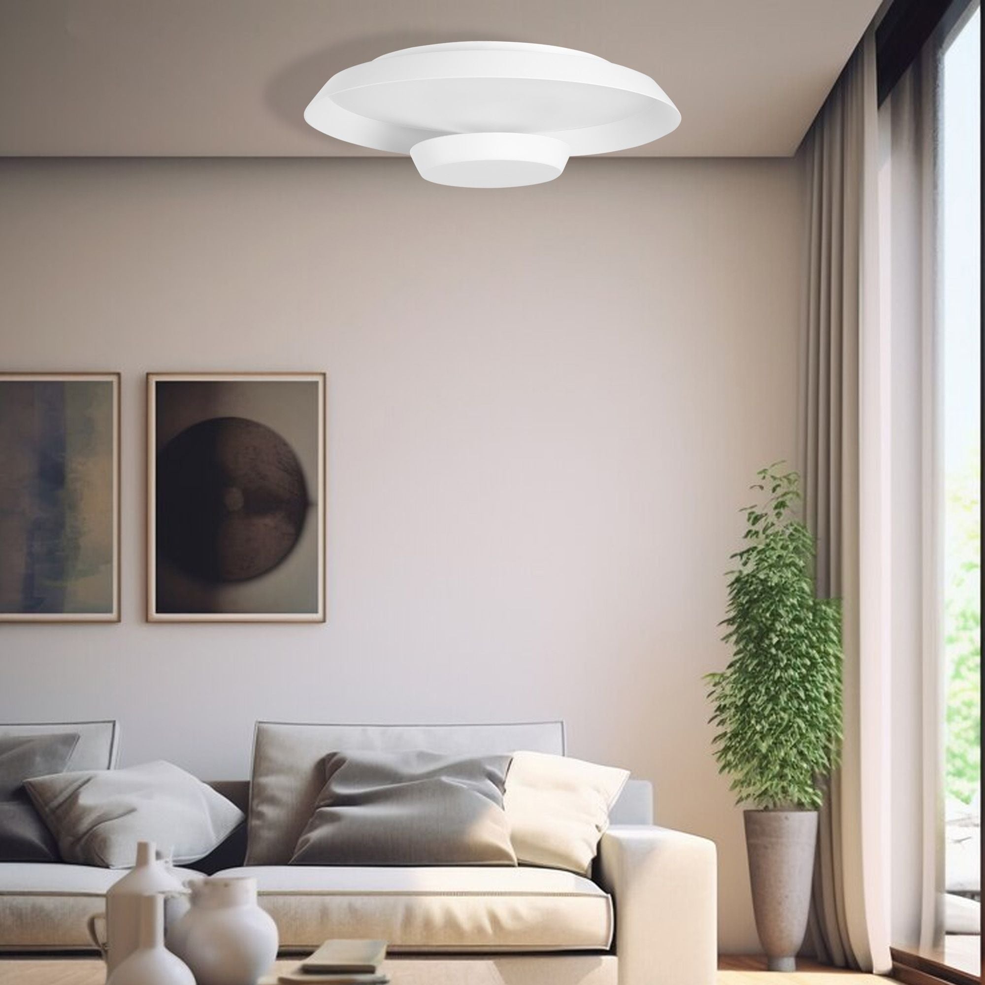 Lampa Sufitowa Wisząca Led White App1459 2